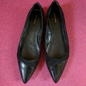 Cole Haan suede pointed toe flats
